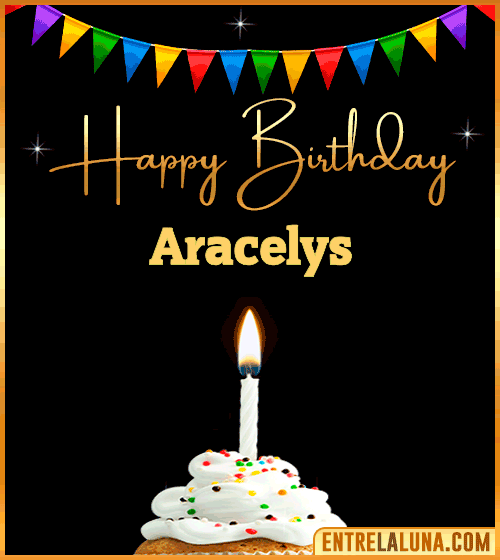 GiF Happy Birthday Aracelys